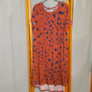 Floral LulaRoe Carly 2XL